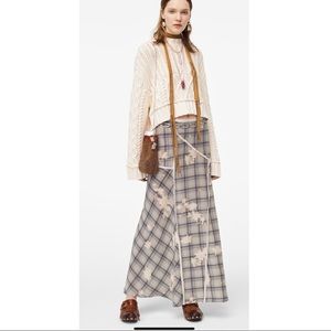 ZARA Limited Edition Plaid Print Skirt